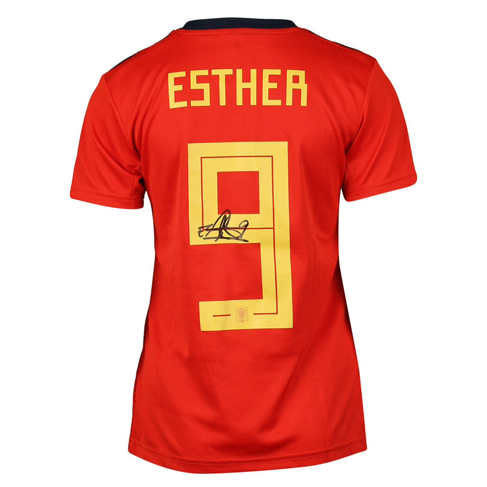 Spanish Women’s National Team 팀의 Esther Gonzalez Rodríguez 셔츠