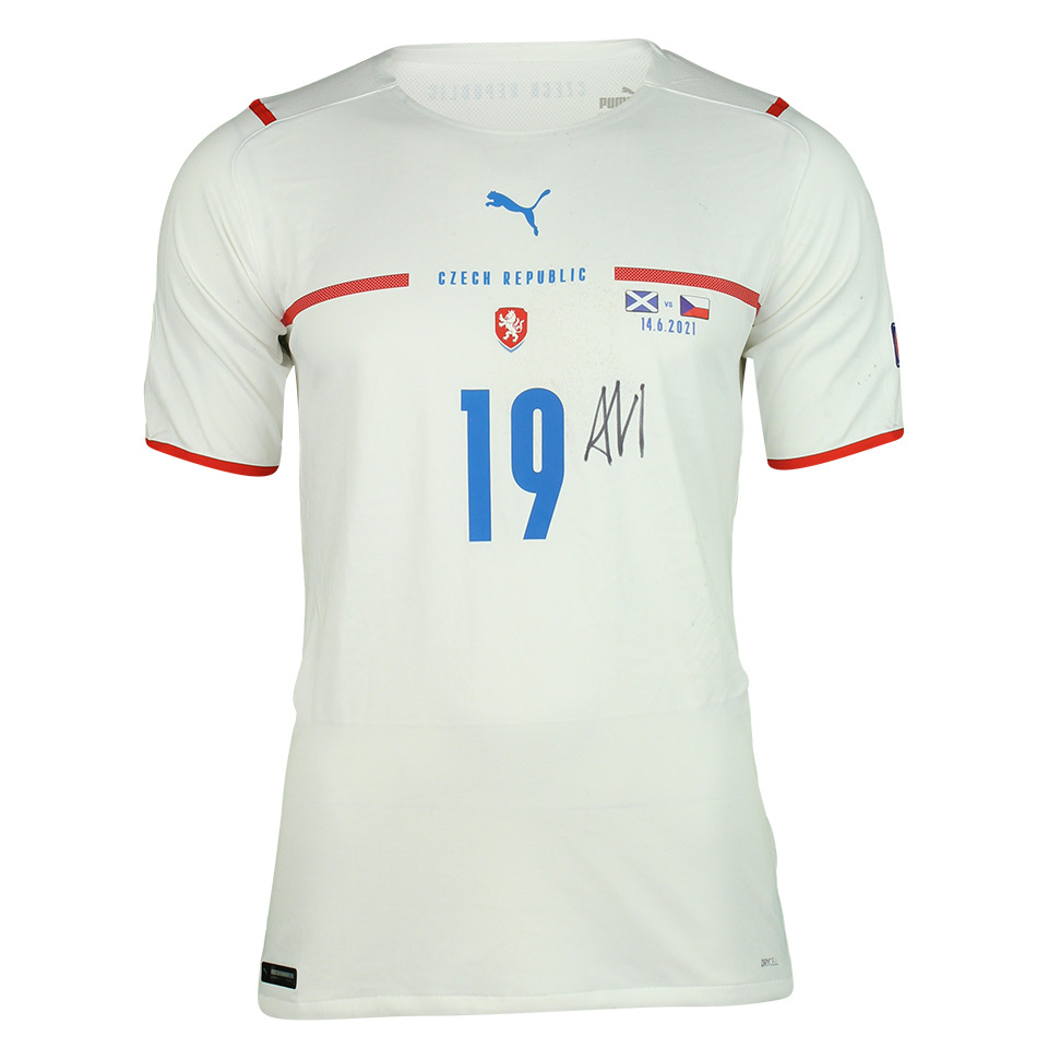 Adam Hložek Czechia camisa.