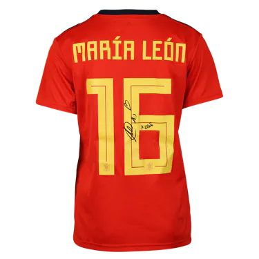 Spanish Women’s National Team-Trikot von María Pilar León Cebrián