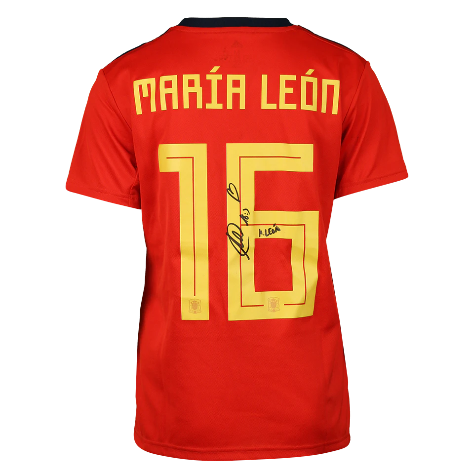 Spanish Women’s National Team-Trikot von María Pilar León Cebrián