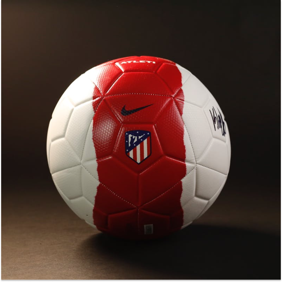 Atletico Ball Signed By Kondogbia