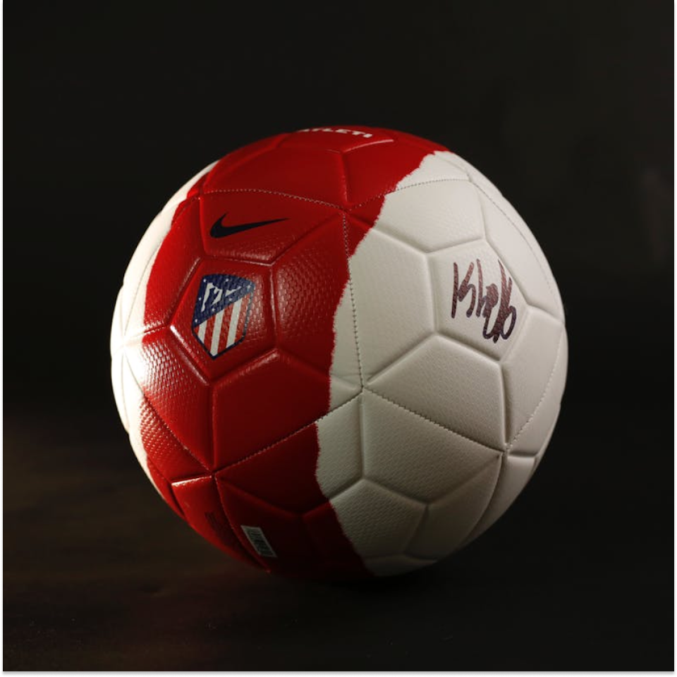 Atletico Ball Signed By Kondogbia