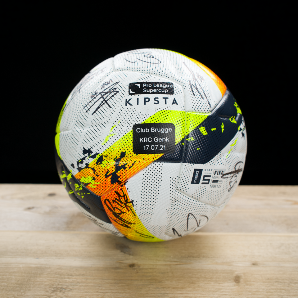 Signed Club Brugge Match Ball