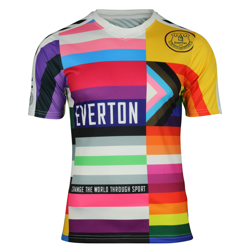 来自Everton的Lucas Digne球衣