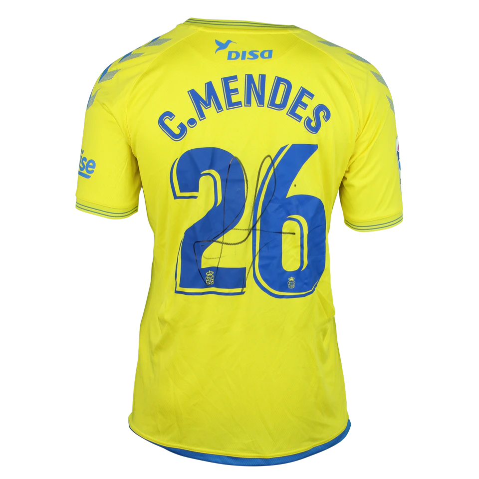 UD Las Palmas-Trikot von Claudio Mendes Vicente