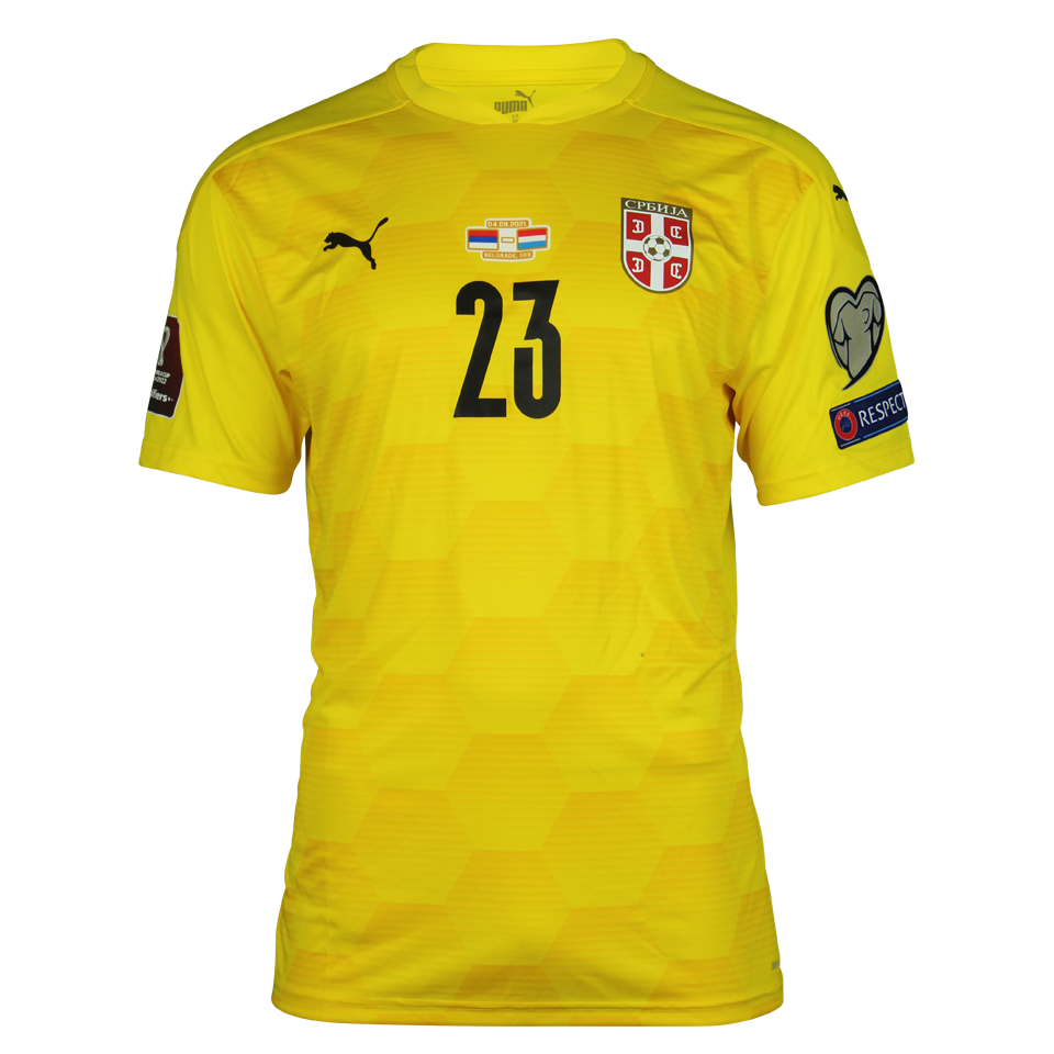 Mile Svilar Serbia shirt