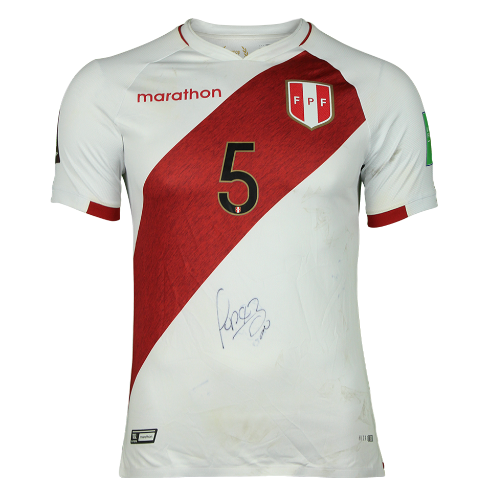 Marcos López Peru jersey