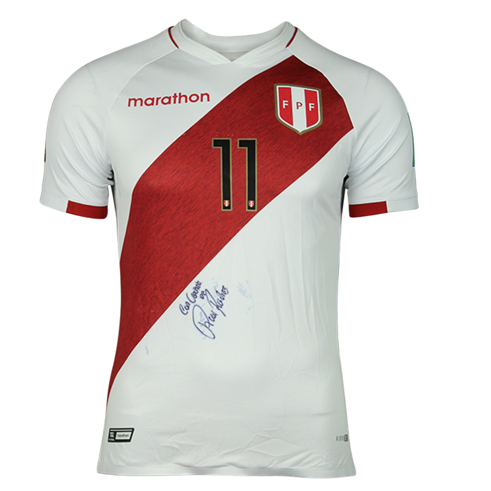 Raúl Mario Ruidíaz Misitich Peru shirt