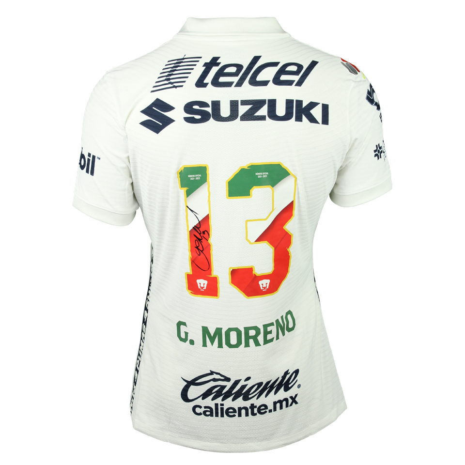 Gerardo Moreno Cruz Pumas shirt