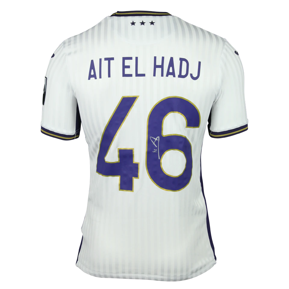 来自RSC Anderlecht的Anouar Ait El Hadj 球衣
