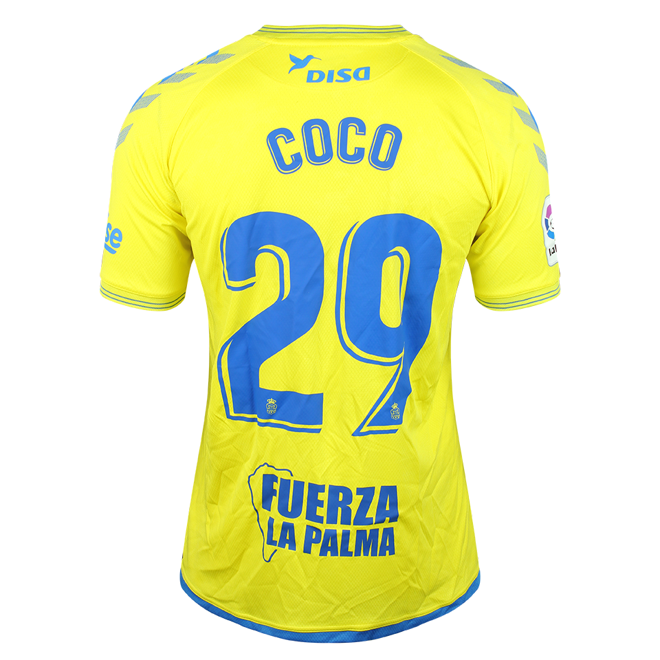 Saúl Basilio Coco-Bassey Oubiña UD Las Palmas shirt