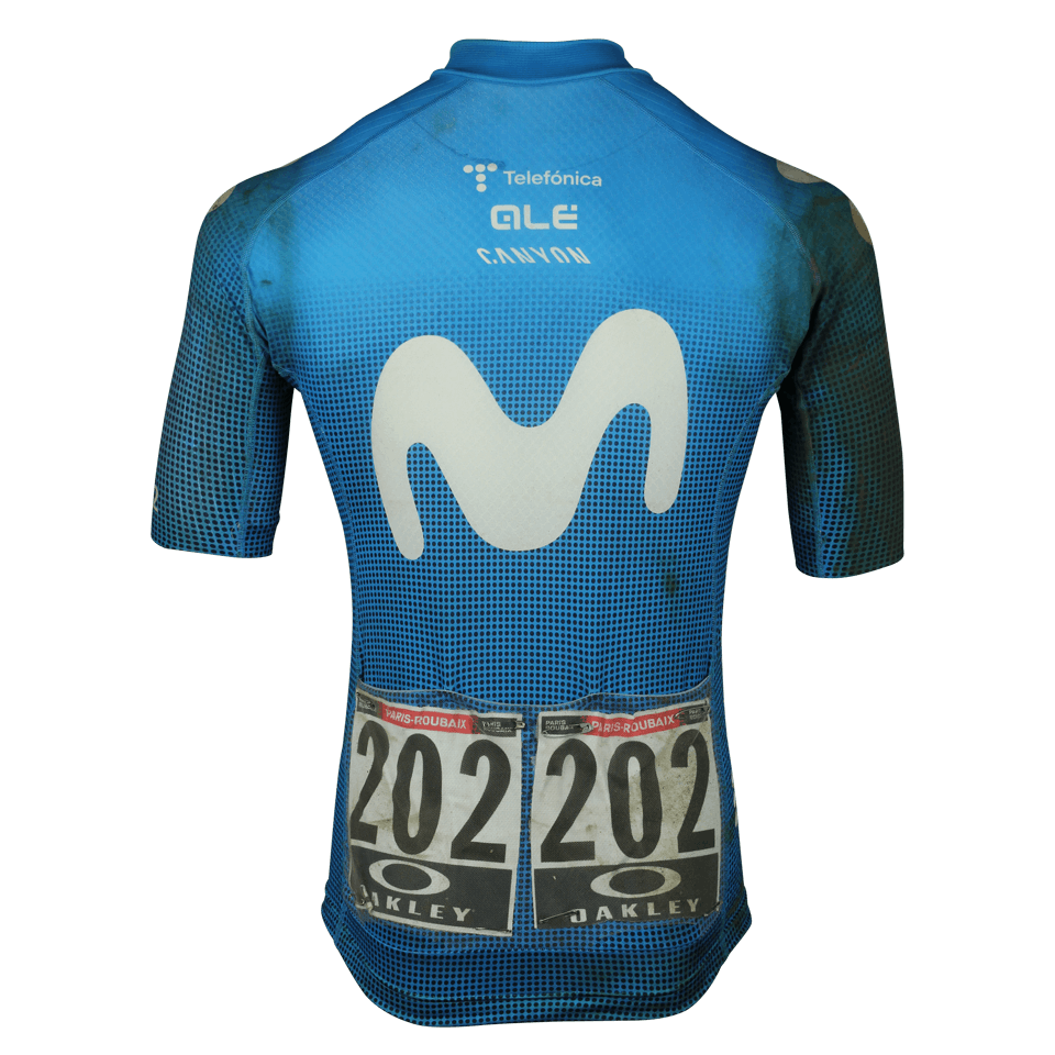 Gabriel Cullaigh | Movistar Team - Paris - Roubaix | MatchWornShirt