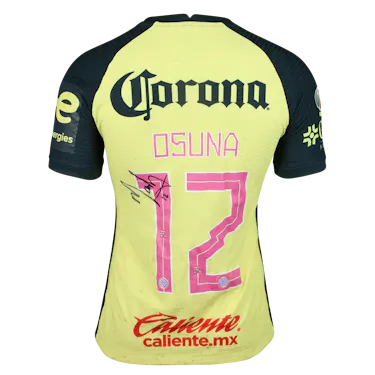 来自Club América的Mario Humberto Osuna Pereznuñez球衣