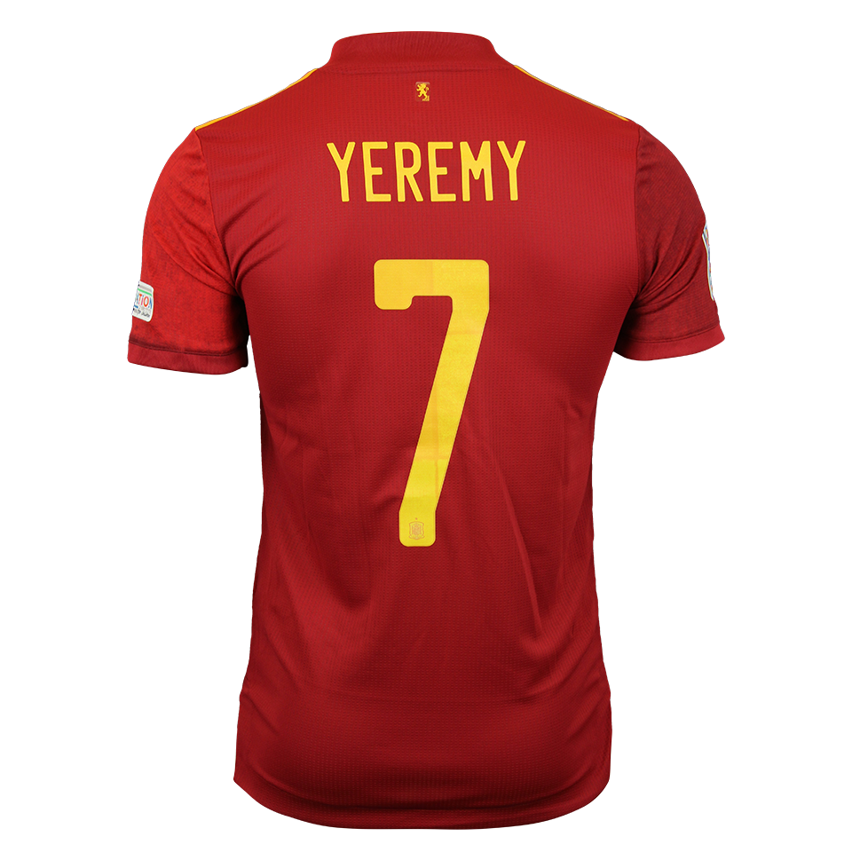 Yeremy Pino Spain shirt