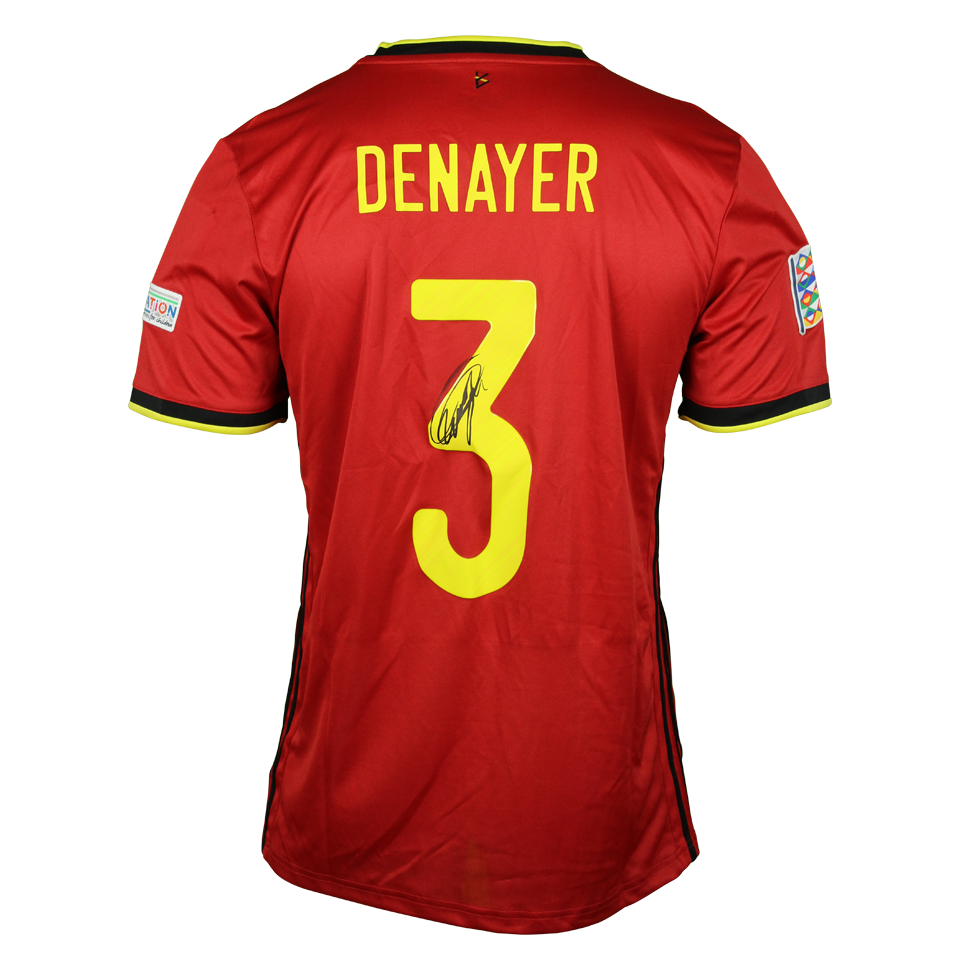 Jason Denayer Belgium shirt
