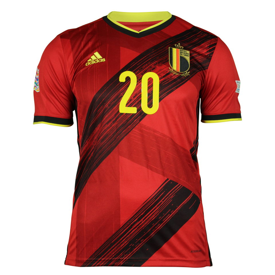Leandro Trossard Belgium shirt