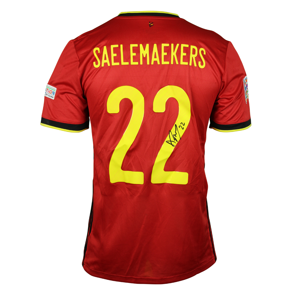 Alexis Saelemaekers Belgium shirt