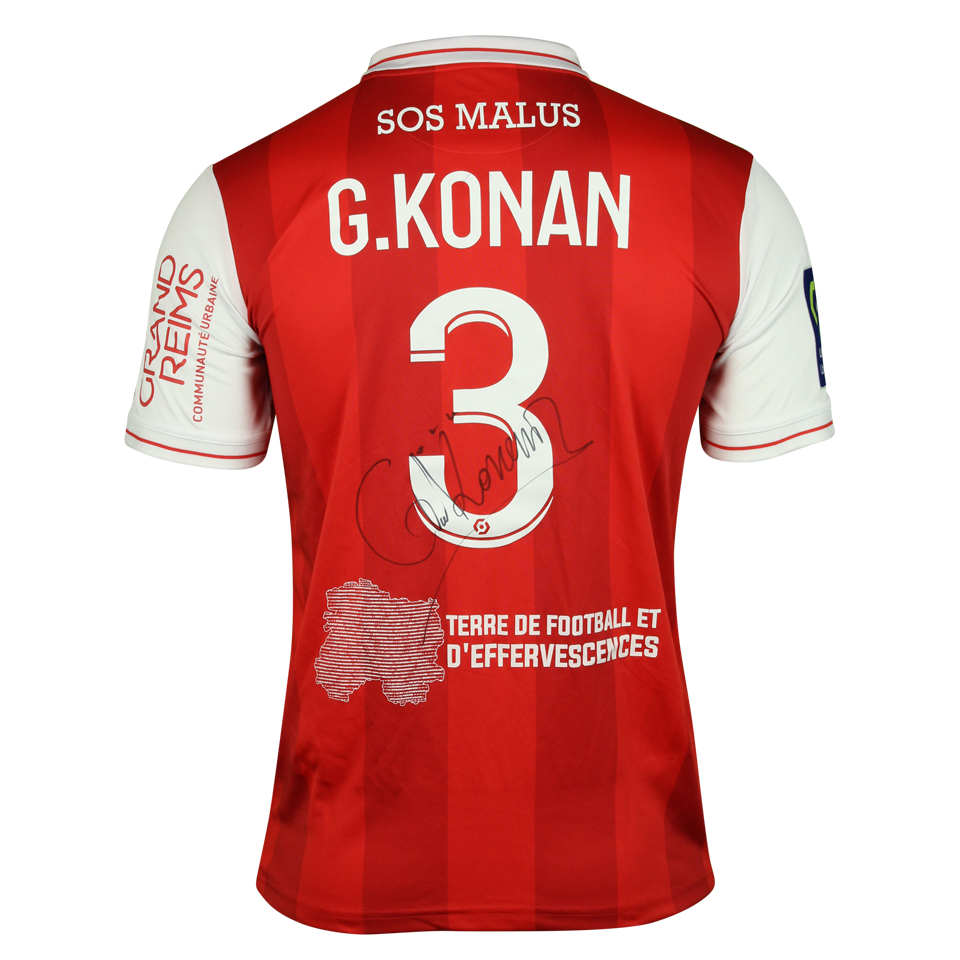 Ghislain Konan Stade de Reims shirt