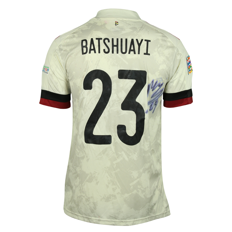 Michy Batshuayi Belgium camisa.