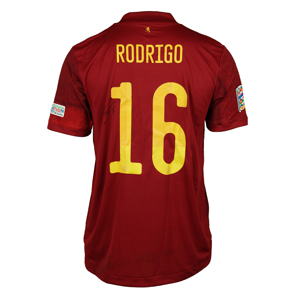 Rodri Spain shirt