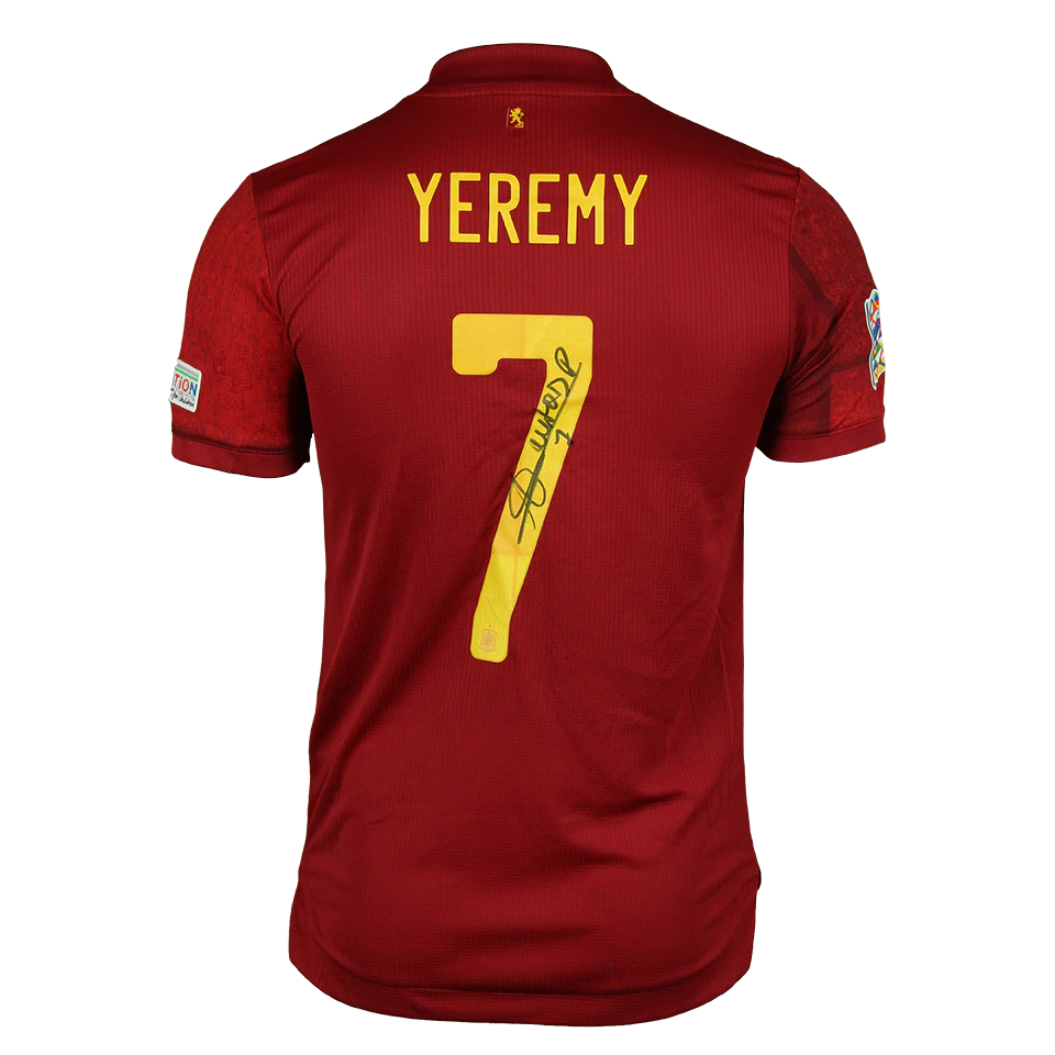 Yeremy Pino Spain jersey