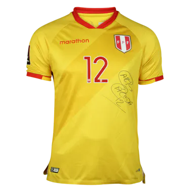 来自Peru的Carlos Alberto Cáceda Oyaguez球衣