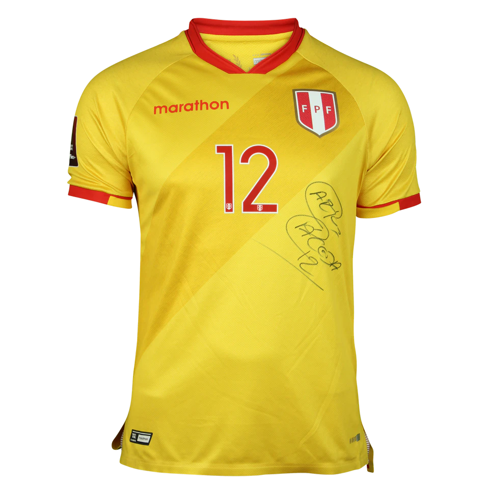 来自Peru的Carlos Alberto Cáceda Oyaguez球衣