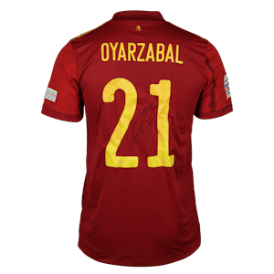 Mikel Oyarzabal Ugarte Spain shirt