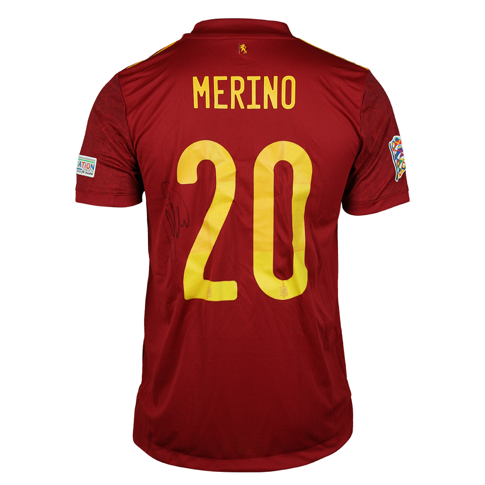 Mikel Merino Zazón Spain shirt