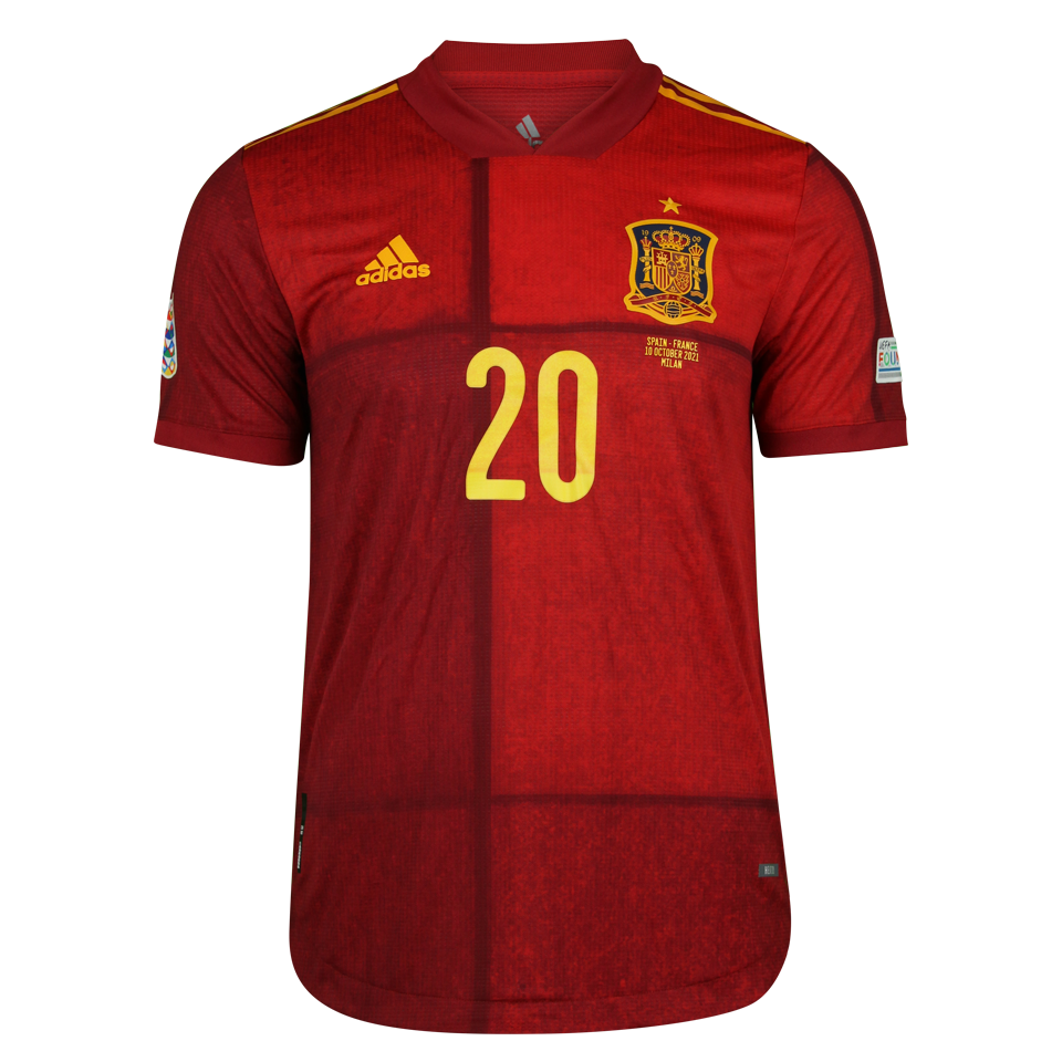 Mikel Merino Zazón Spain shirt