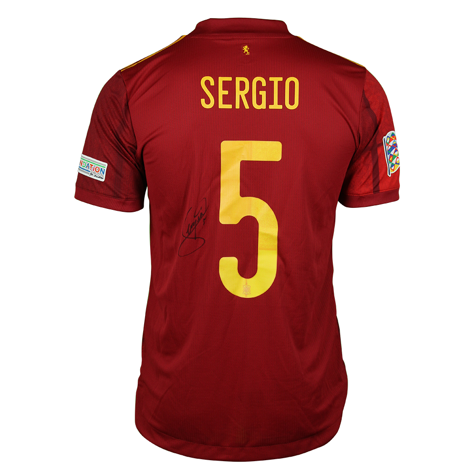 Sergio Busquets Spain jersey