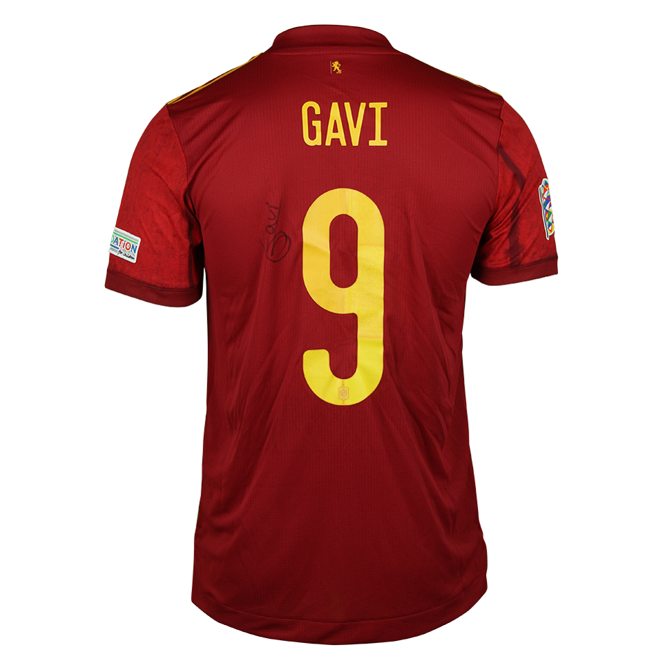 Gavi Spain jersey