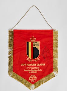 Official pennant of the 3rd place match of the UEFA Nations League - signed by Jan Vertonghen