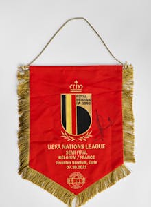 Official Pennant of the Semi-Final of the UEFA Nations League - Signed by Romelu Lukaku