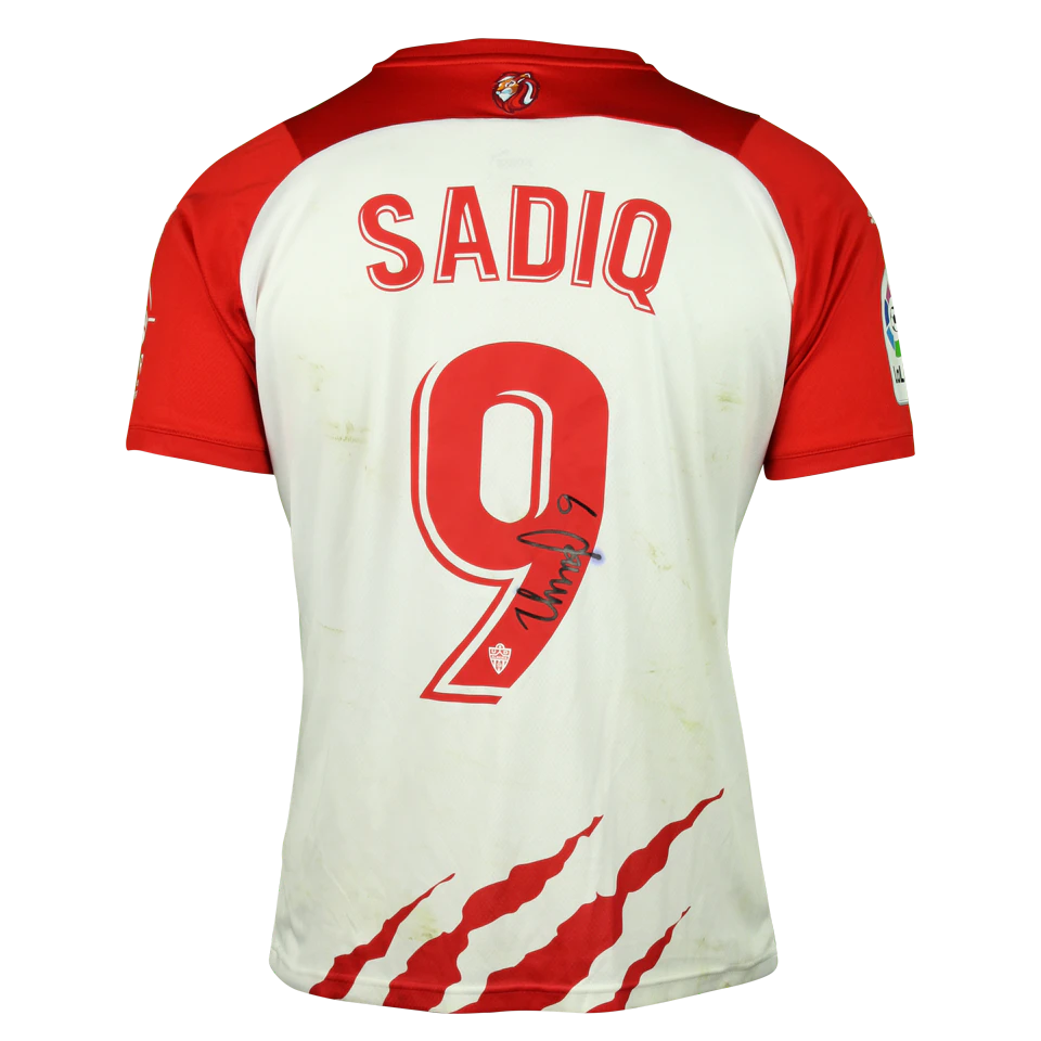 Umar Sadiq Mesbah UD Almería camisa.