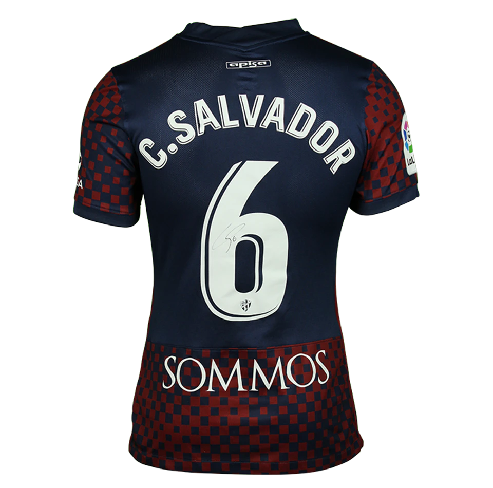来自SD Huesca的Cristian Salvador González球衣