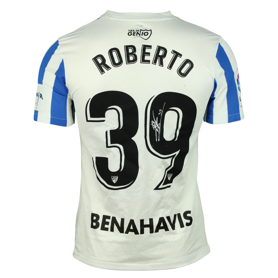 Roberto Fernández Jaén Málaga CF jersey
