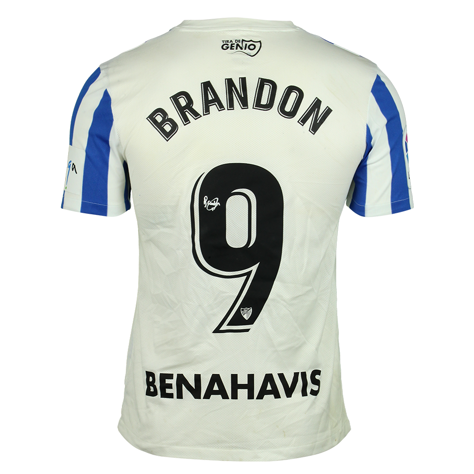 Brandon Thomas Llamas Málaga CF shirt