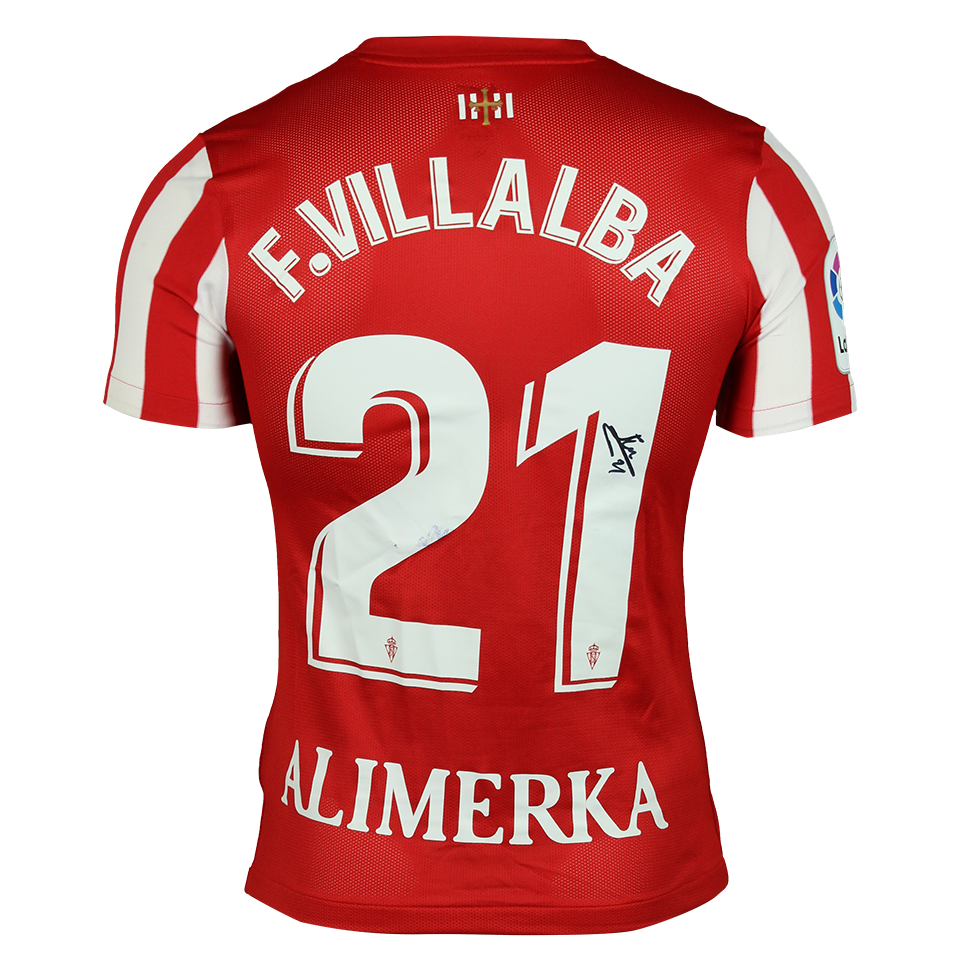 来自Sporting Gijón的Fran Villalba球衣