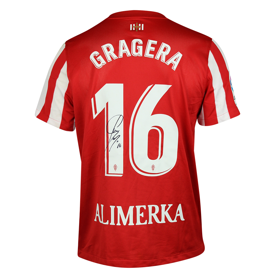 José Gragera Amado Sporting Gijón shirt