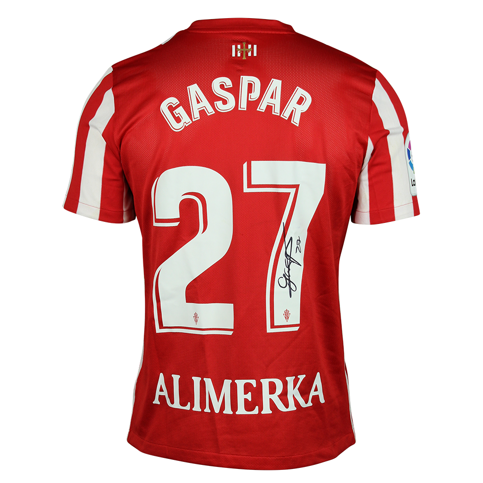 Gaspar Campos Ansó Fernández Sporting Gijón shirt