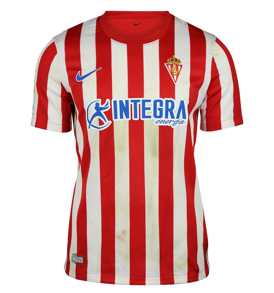 Gaspar Campos Ansó Fernández Sporting Gijón shirt
