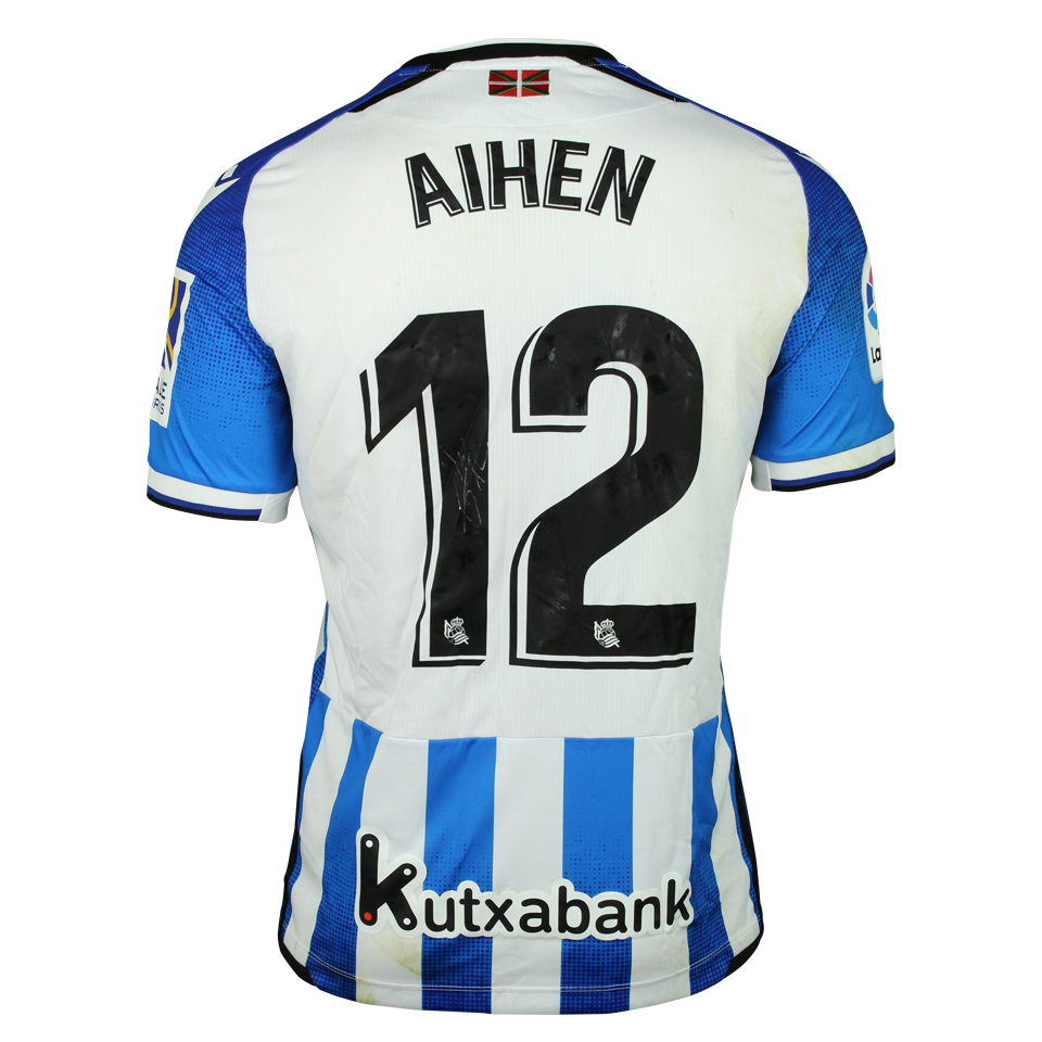Real Sociedad 팀의 Aihen Muñoz Capellán 셔츠
