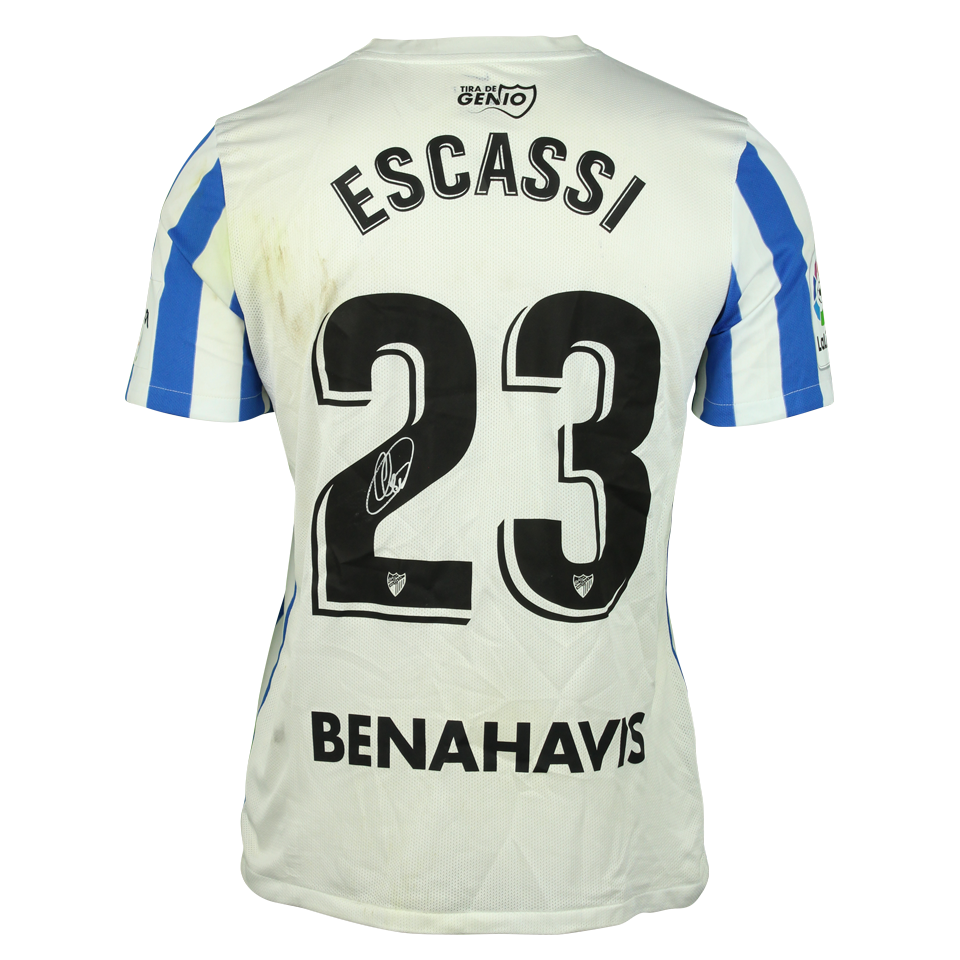 Alberto Escassi Oliva Málaga CF shirt