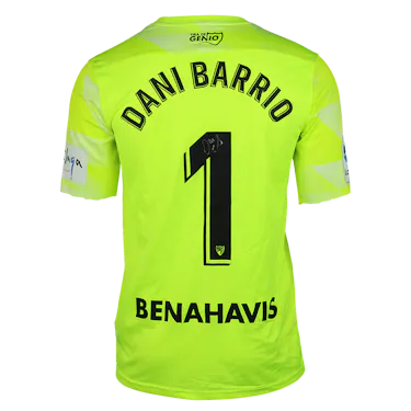 来自Málaga CF的Daniel Barrio Álvarez球衣
