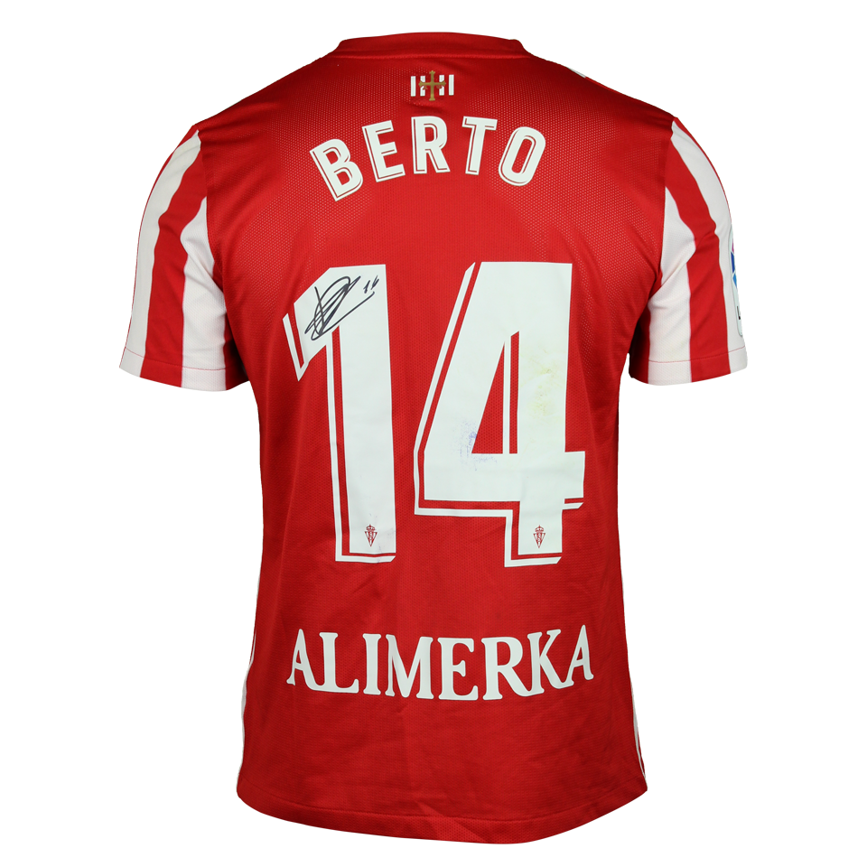 Alberto González García Sporting Gijón forması