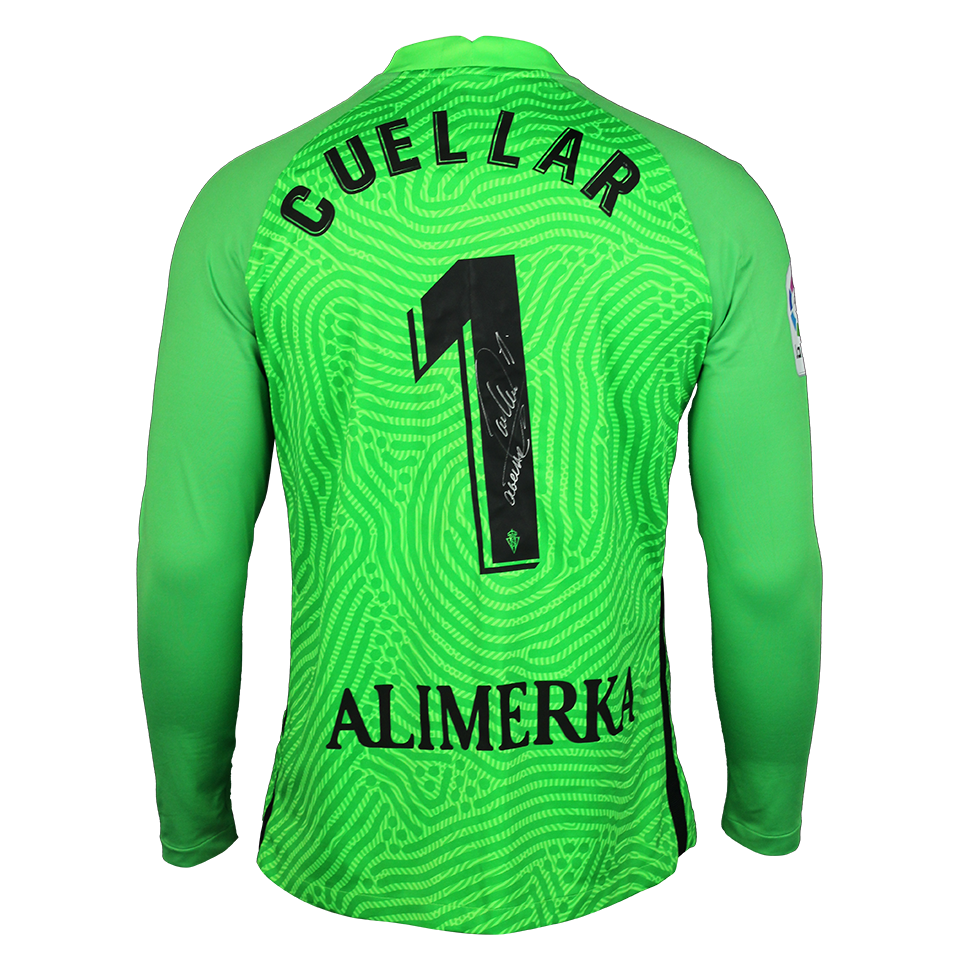 Iván Cuéllar Sacristán Sporting Gijón jersey