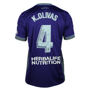 Francisco José Olivas Alba Real Valladolid jersey