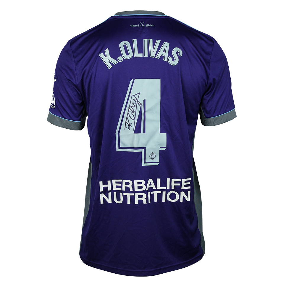 Francisco José Olivas Alba Real Valladolid jersey