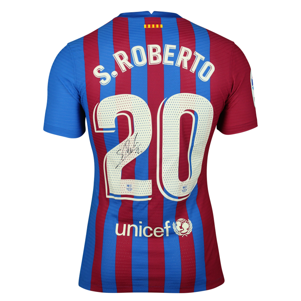 Sergi Roberto Carnicer | FC Barcelona - Valencia CF | MatchWornShirt